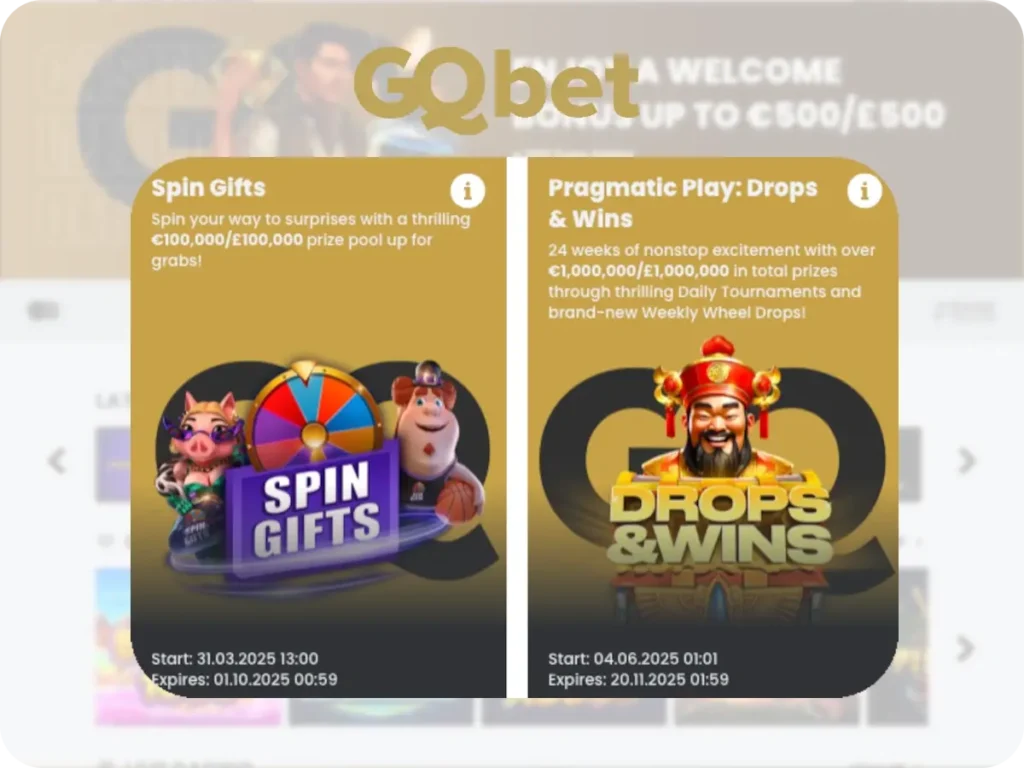 GQ bet bonuses